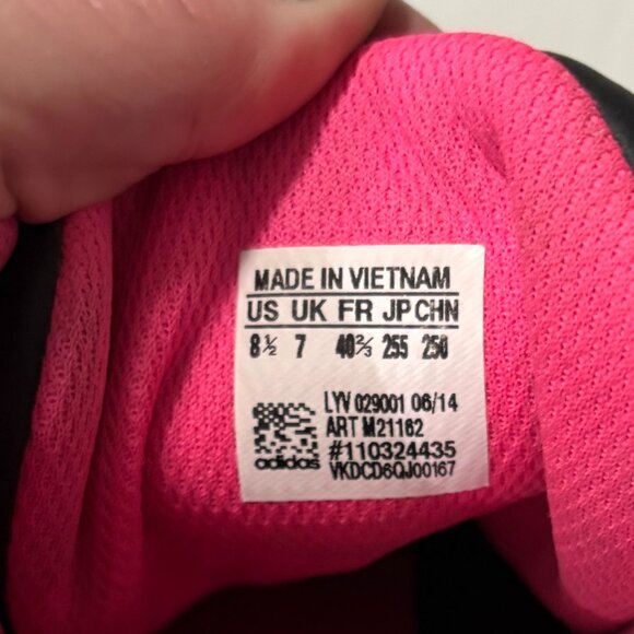 Adidas Womens Extaball Black/Pink Sneaker - Picture 8 of 8